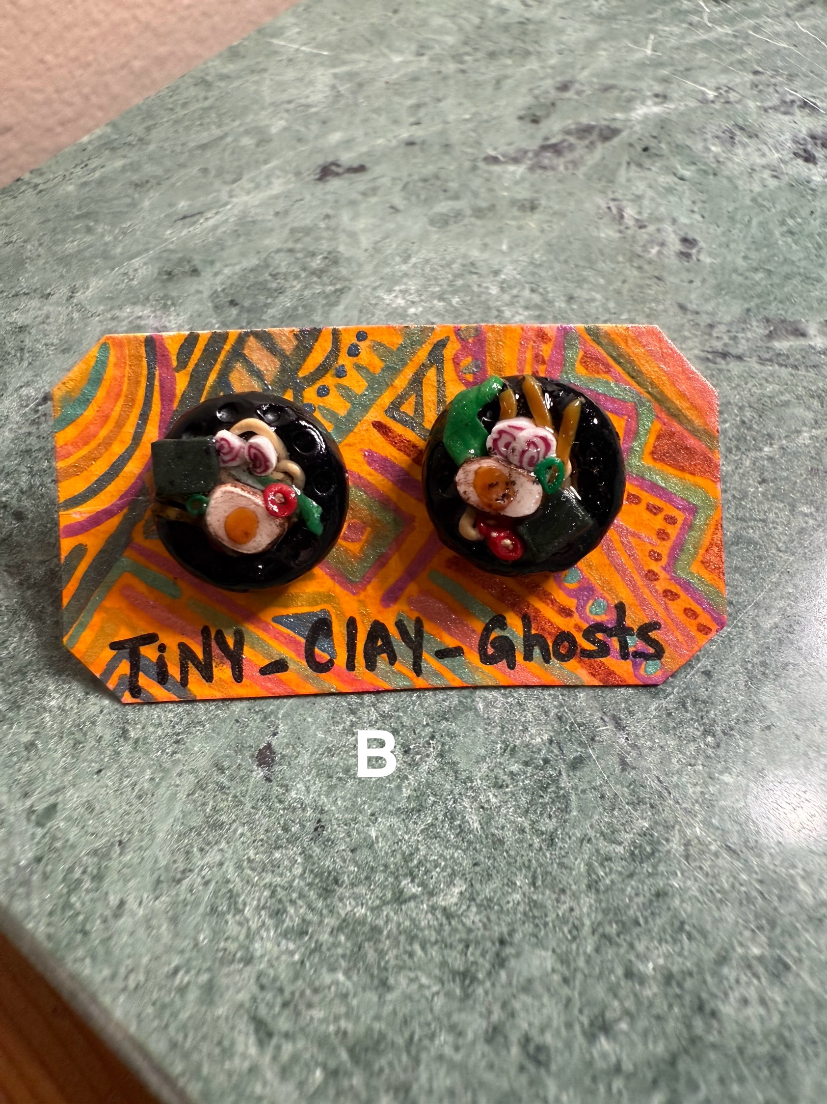 Ramen Earrings 2