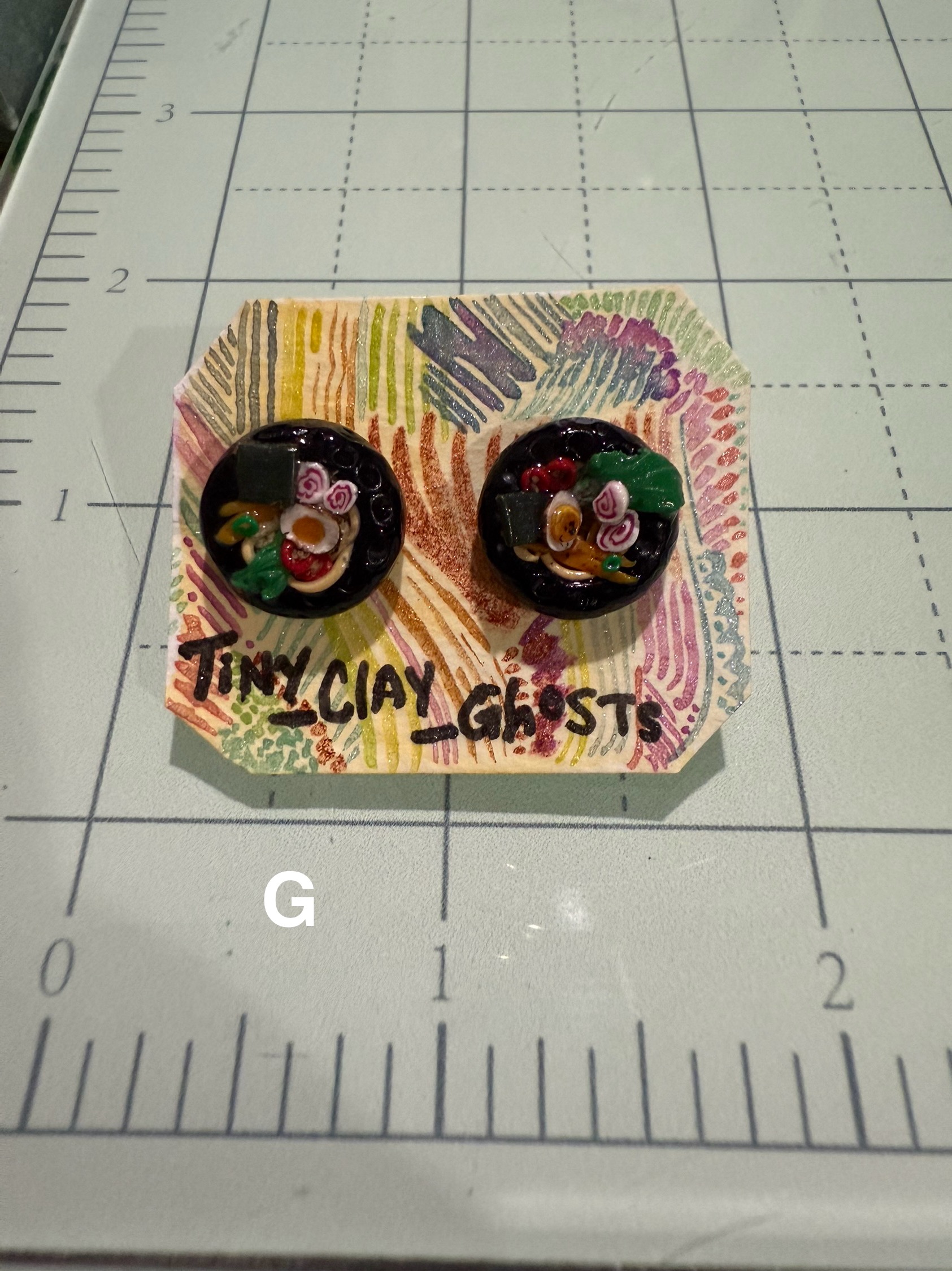 Ramen Earrings 7